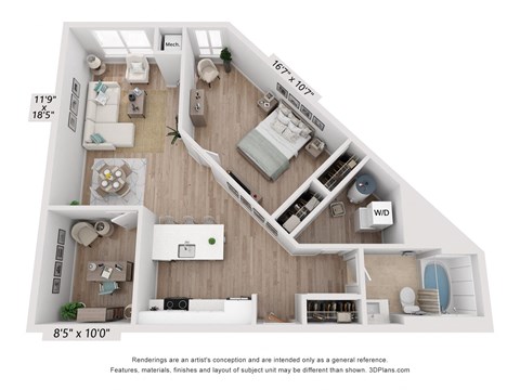 3401 W Payton Place Studio-3 Beds Apartment for Rent - Photo Gallery 30